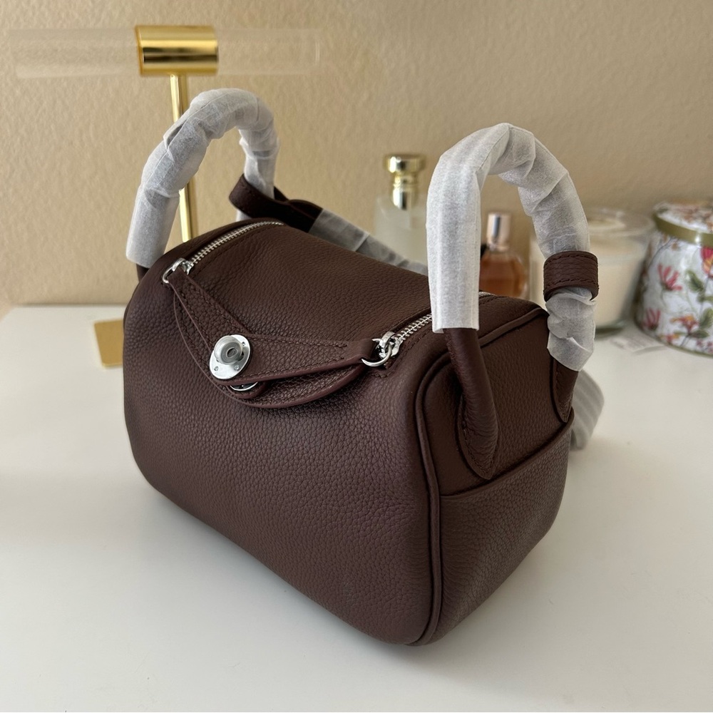 Double Handle Mini Crossbody Pillow Bag